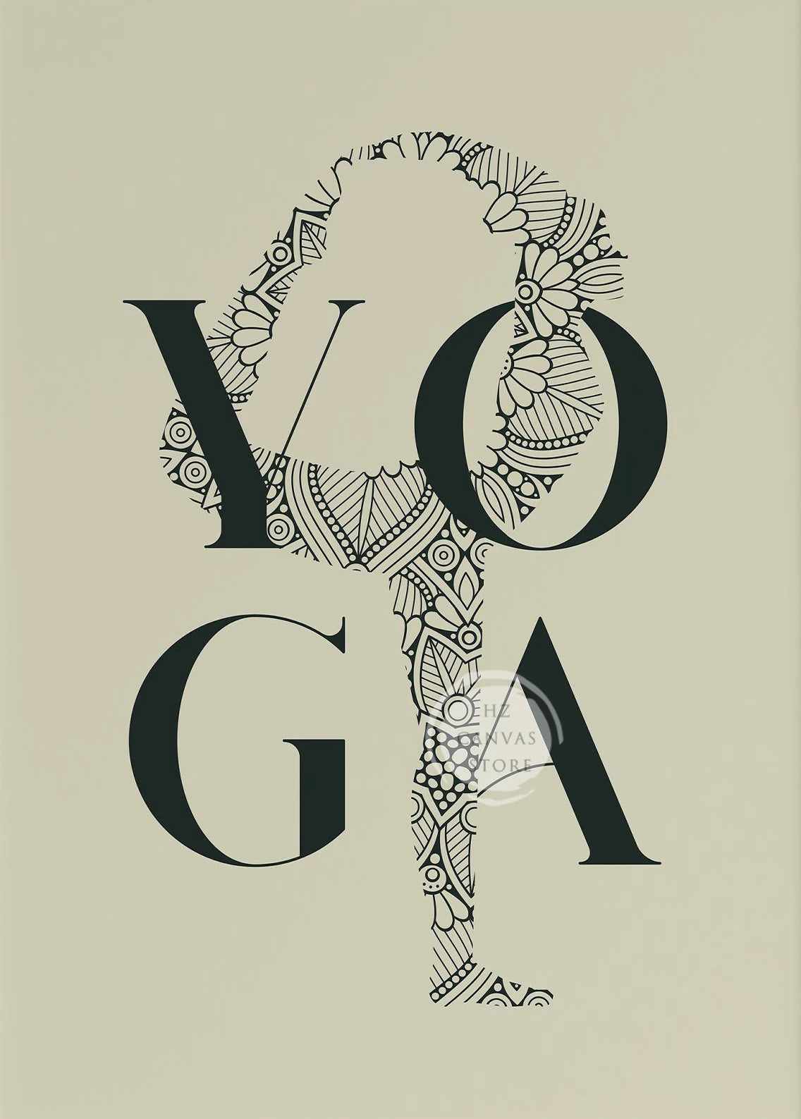 Yoga-Inspired Canvas Wall Art – Kundalini