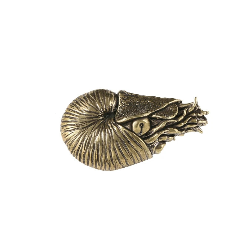 Brass Giant Nautilus Figurine
