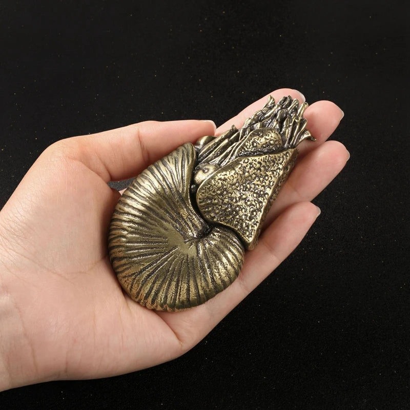 Brass Giant Nautilus Figurine