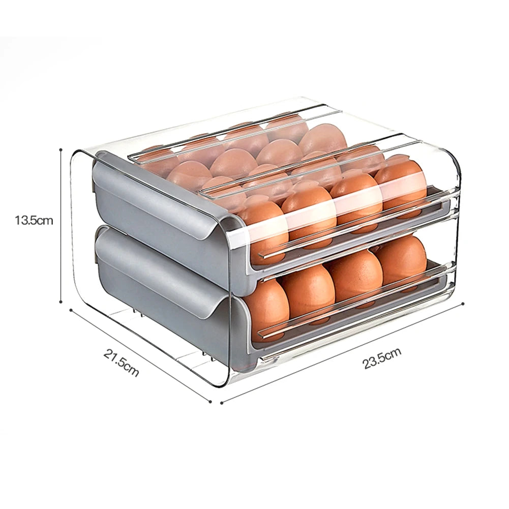 Double-Layer Egg Storage Box