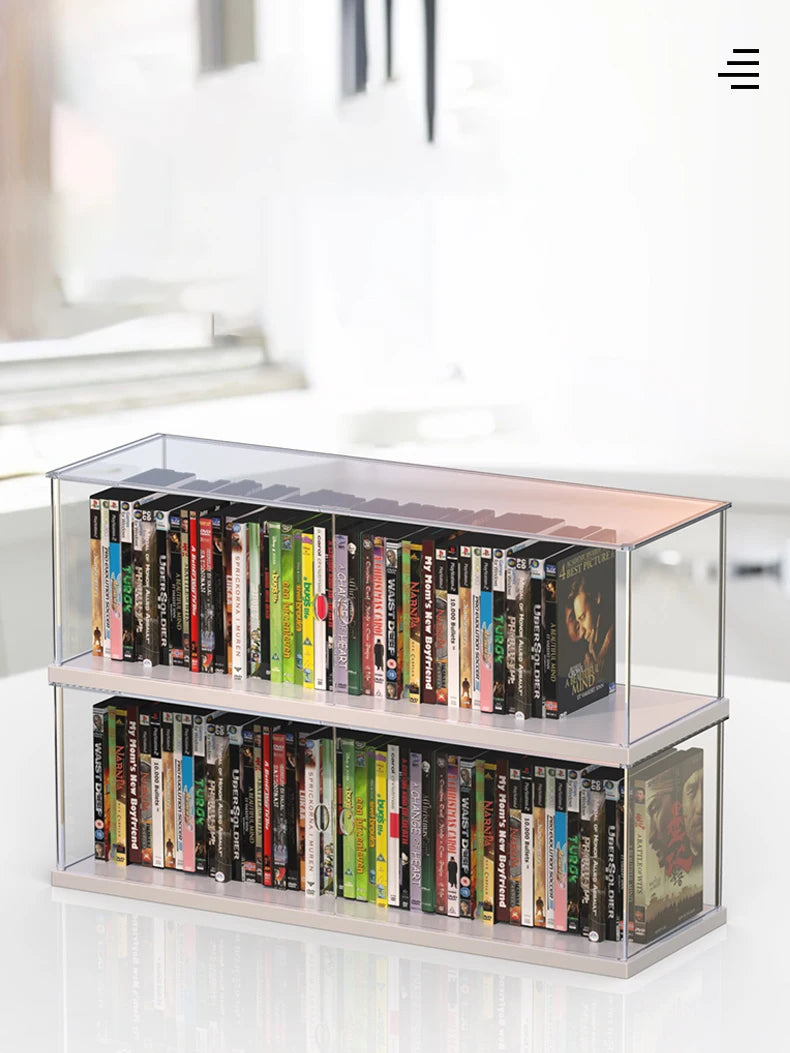 Stackable Acrylic DVD Storage Organizer – HighEmporium.com
