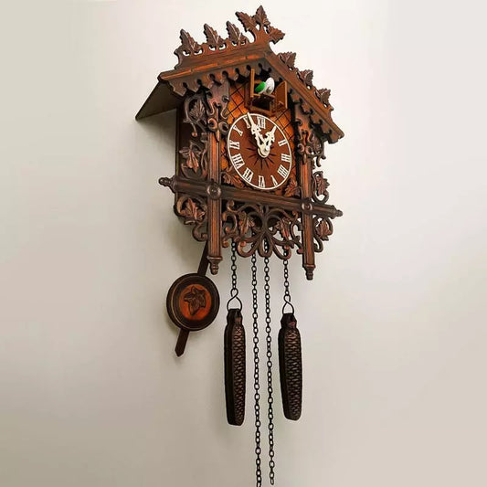 Wooden Cuckoo Wall Clock