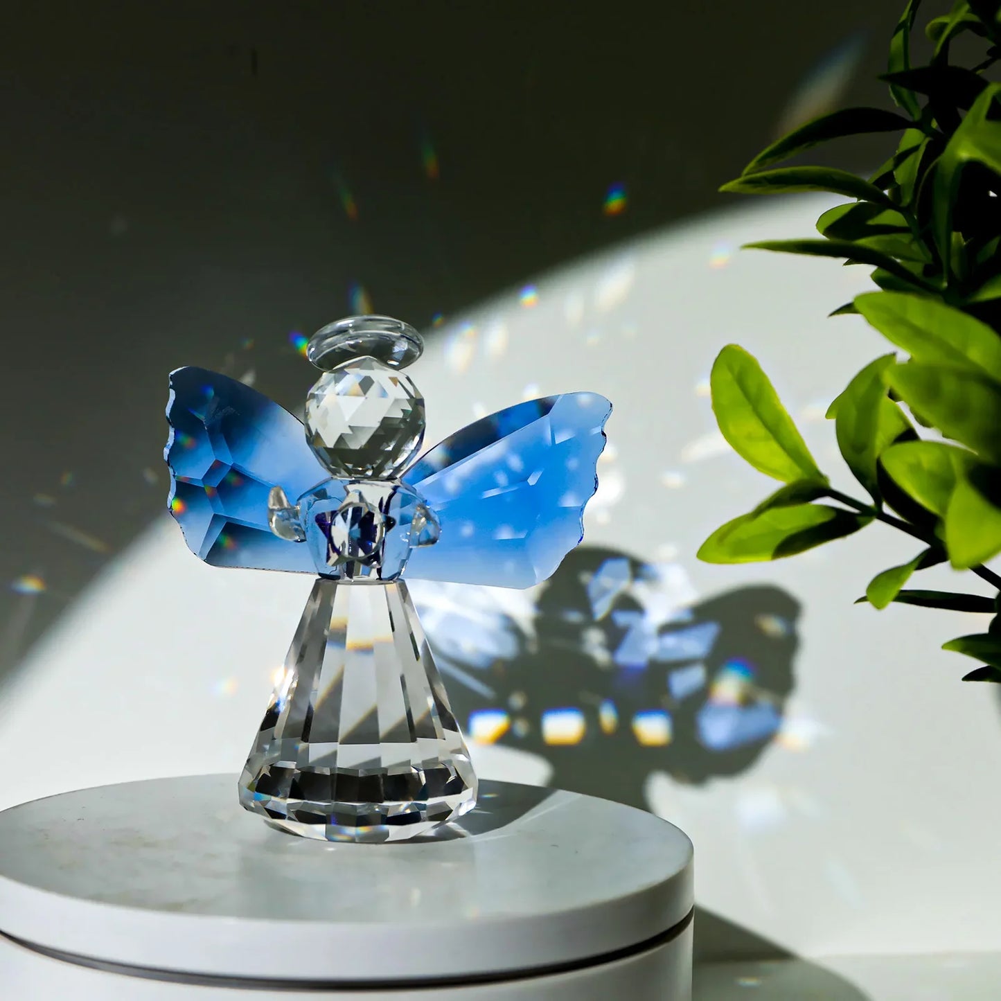 Cute Crystal Angel Figurine