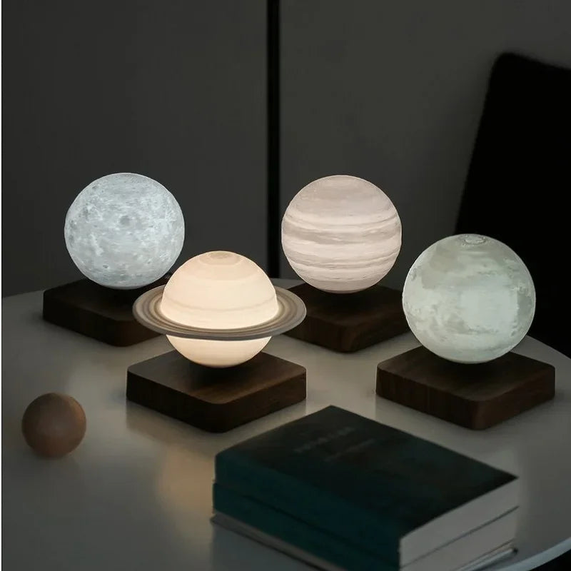 3D Magnetic Levitation Planet Lamps