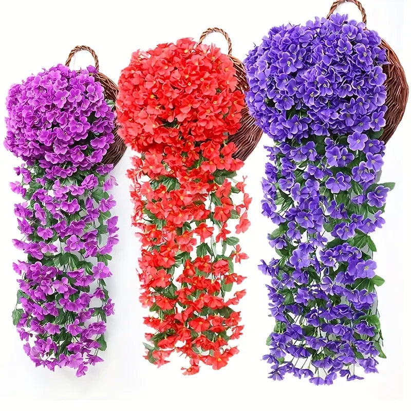 1pc Artificial Violet Flower Vines