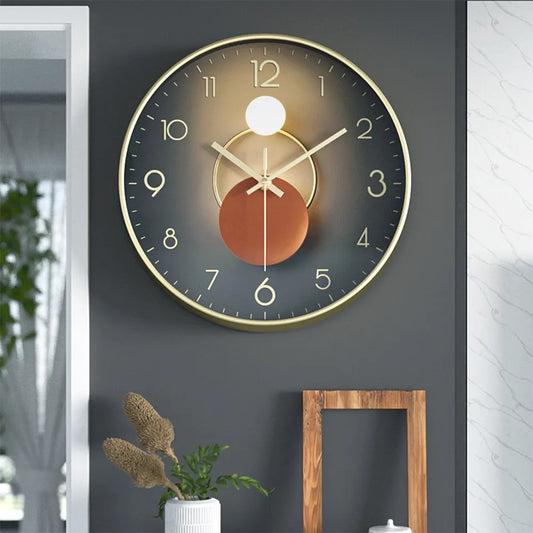 Simple Round Quartz Wall Clock