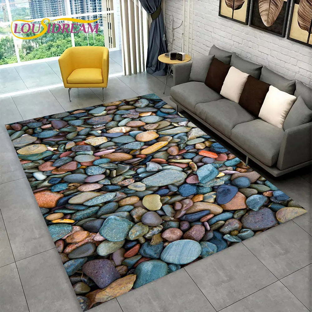 Beach Pebbles Carpet for Home