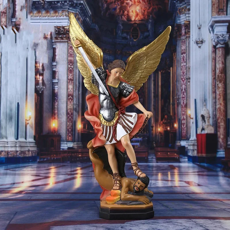 Resin Saint Michael Statue