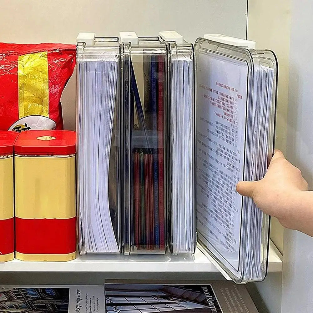 Multi-purpose Transparent Files Storage Box