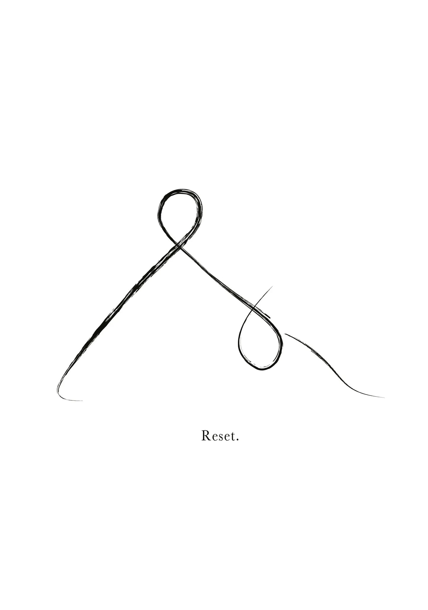 Yoga Pose Line Art Canvas – Minimalist Meditation Wall Decor