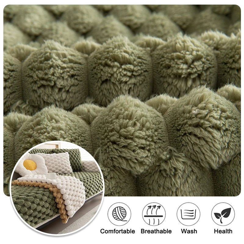 Universal Plush Sofa Cover Towel