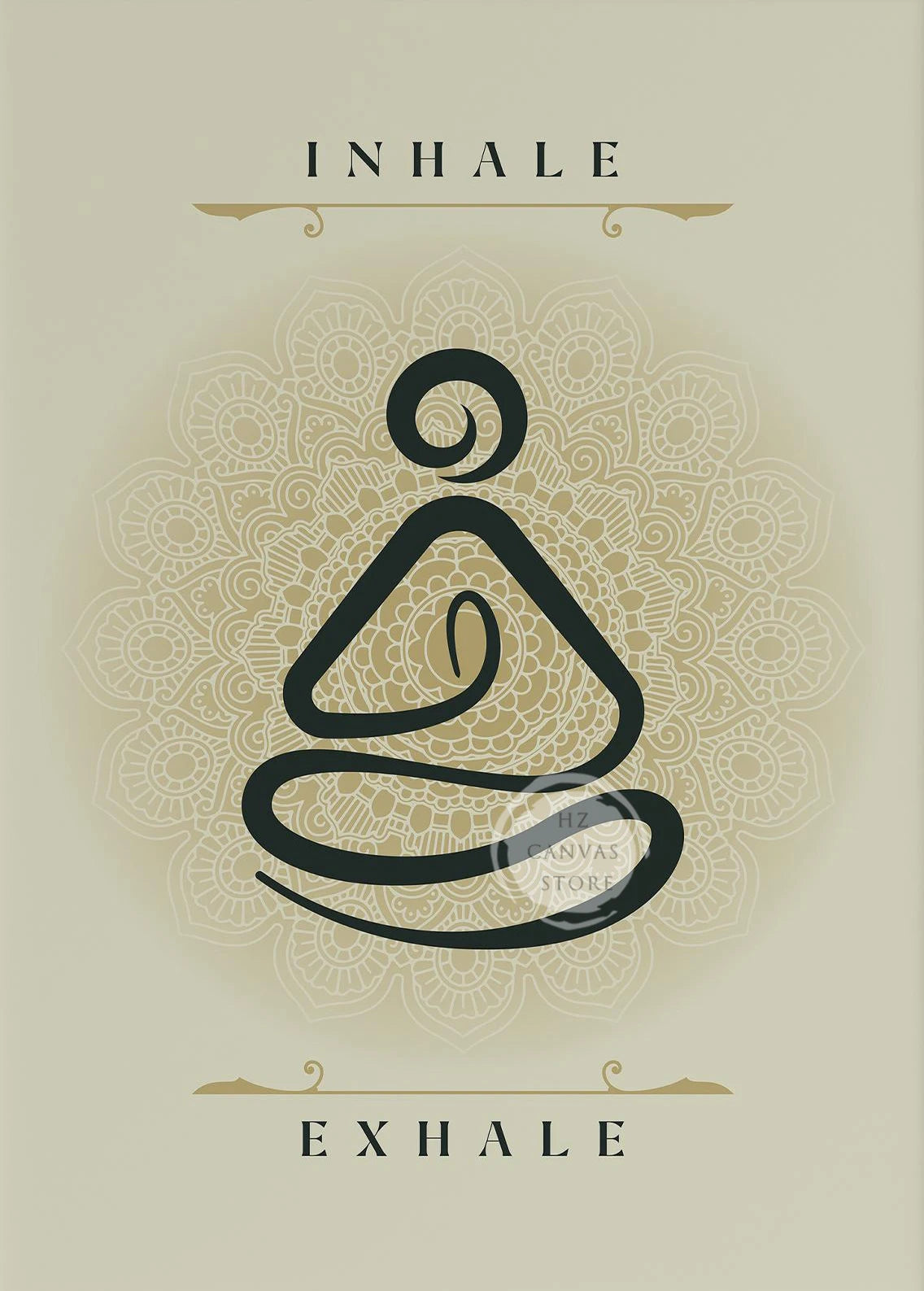 Yoga-Inspired Canvas Wall Art – Kundalini