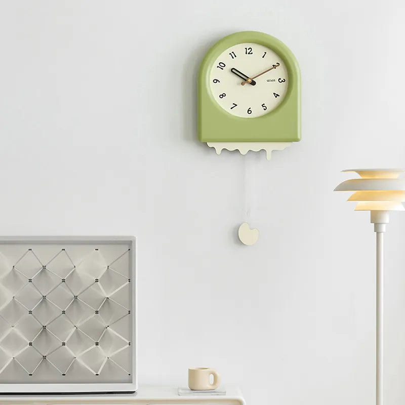 Korean Cream Style Wall Clock