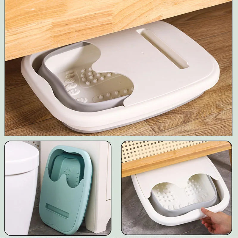 Foldable Footbath Massage Bucket