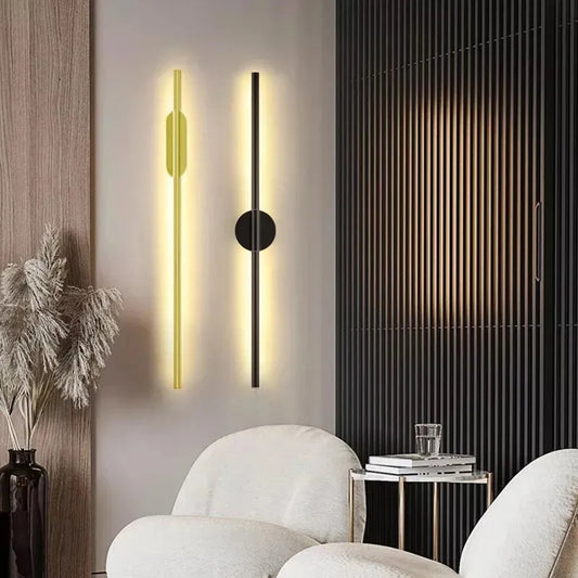 Modern Gold LED Wall Sconce for living room