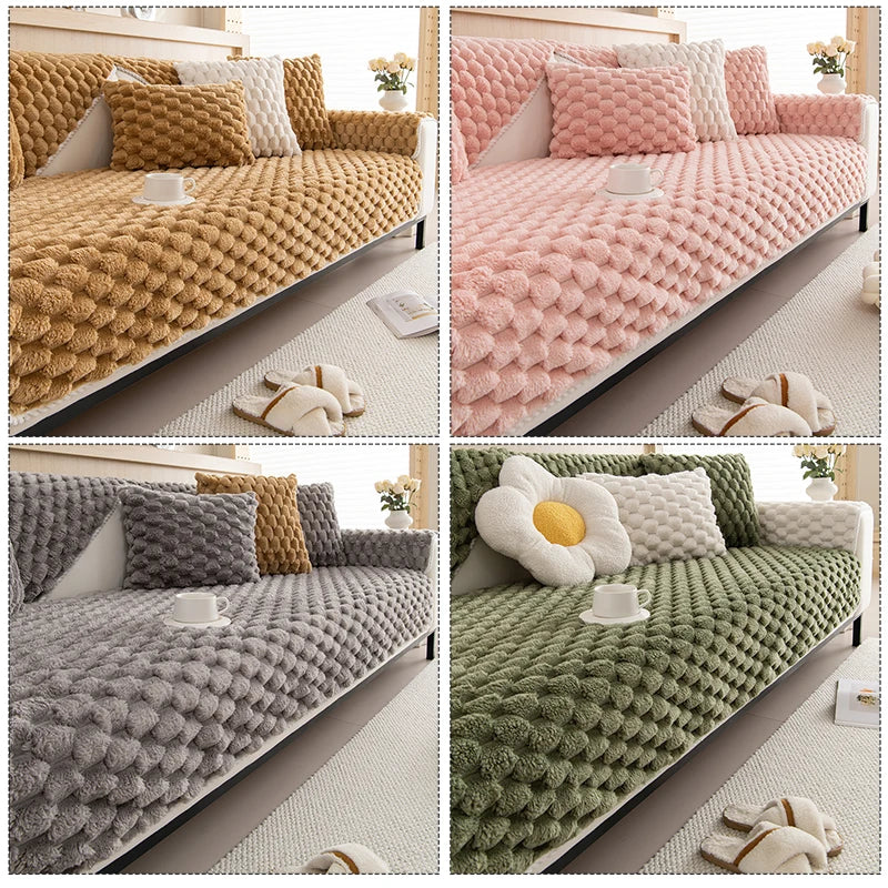 Universal Plush Sofa Cover Towel