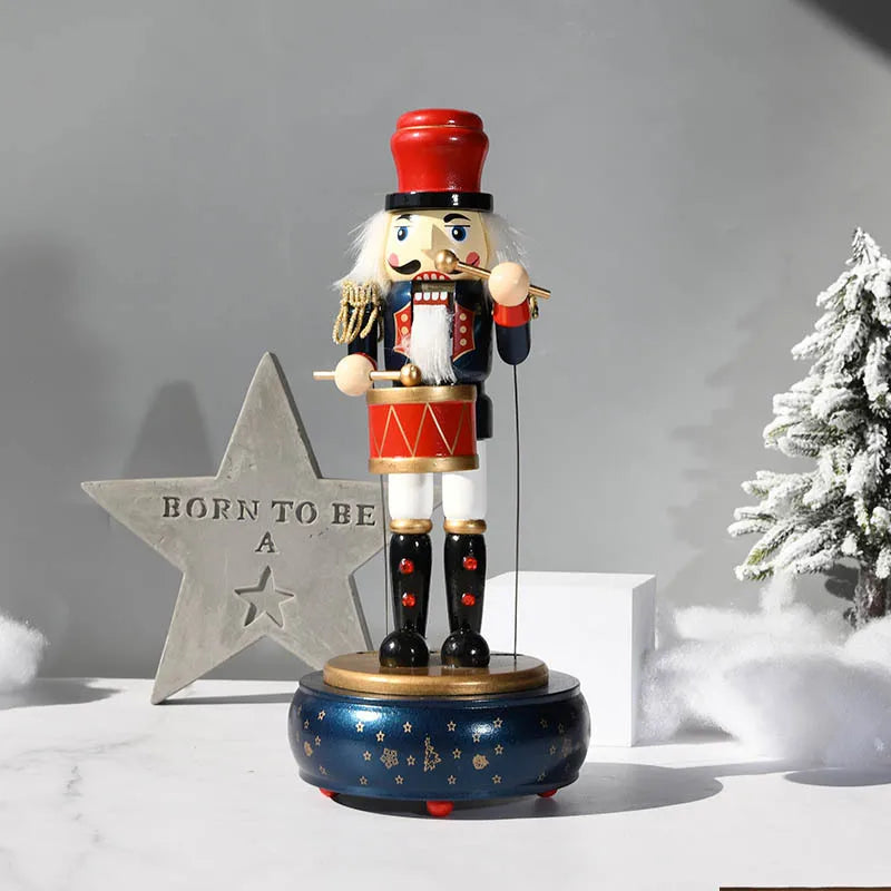 Nutcracker Wooden Soldiers with Round Base