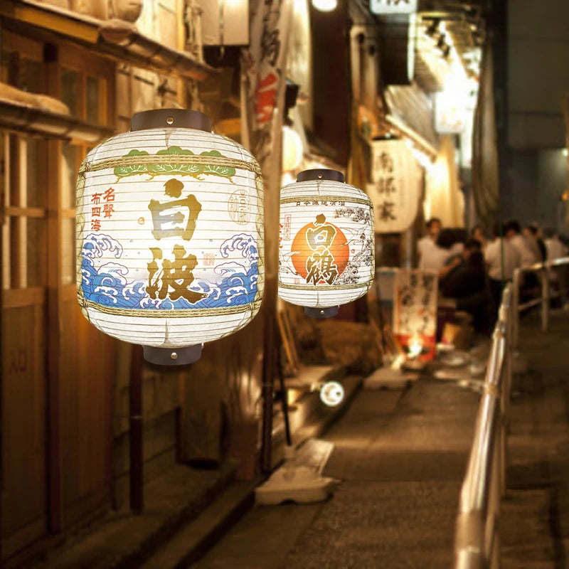 Japanese Liquor Barrel Lanterns