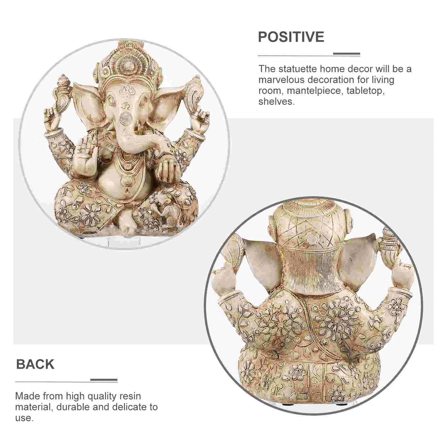 Resin Lord Ganesha Statue for Wealth