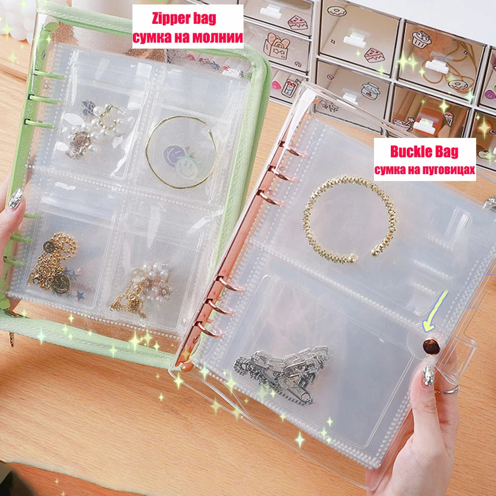 Portable Jewelry Organizer Book