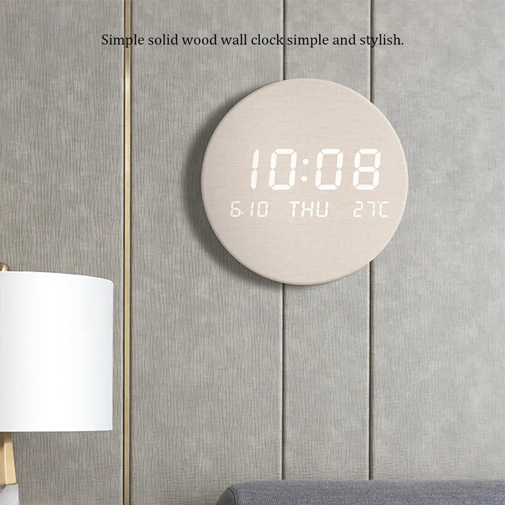 Simple Style LED Wall Clock