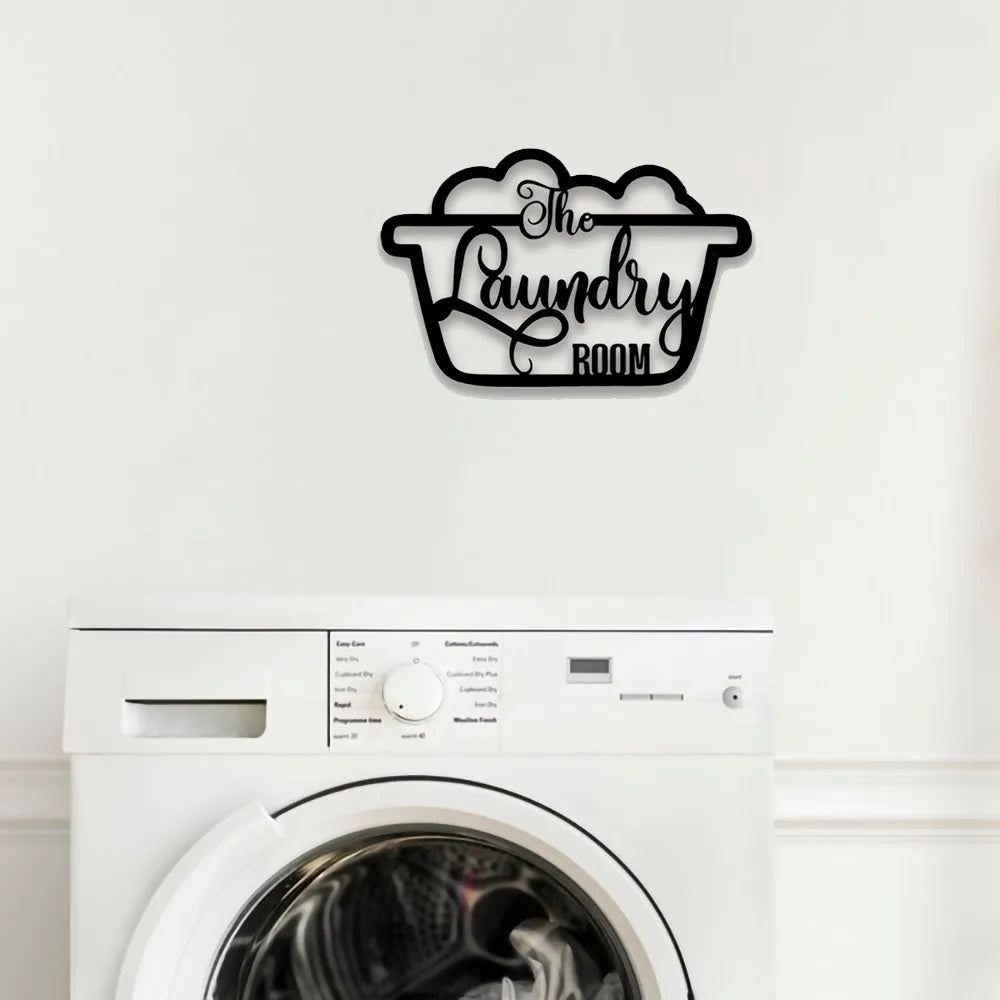 Laundry Room Metal Wall Decor