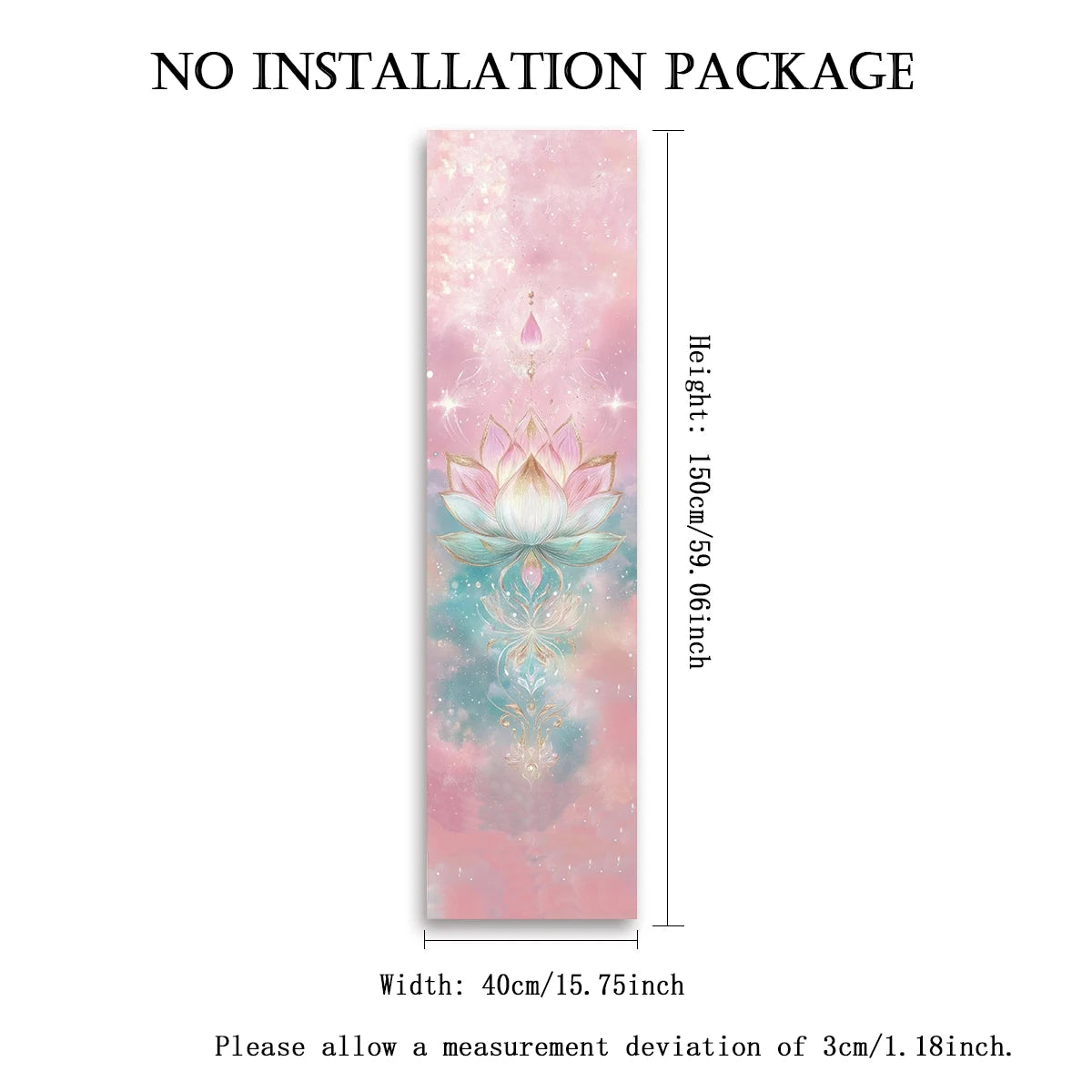 Buddha & Lotus Mandala Tapestry – Meditation Wall Hanging