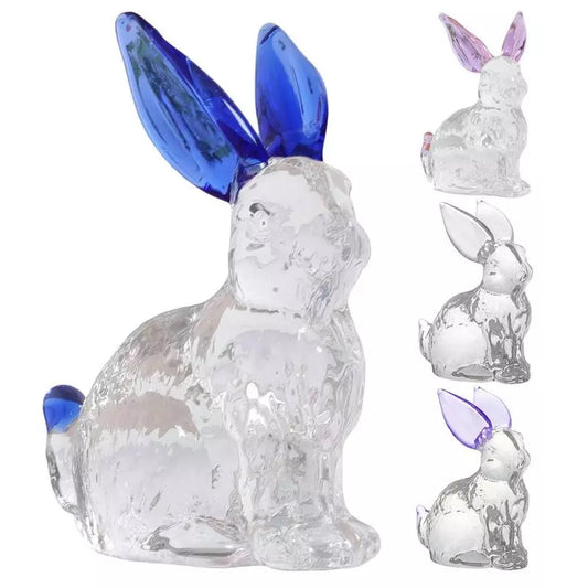 Crystal Rabbit Statue