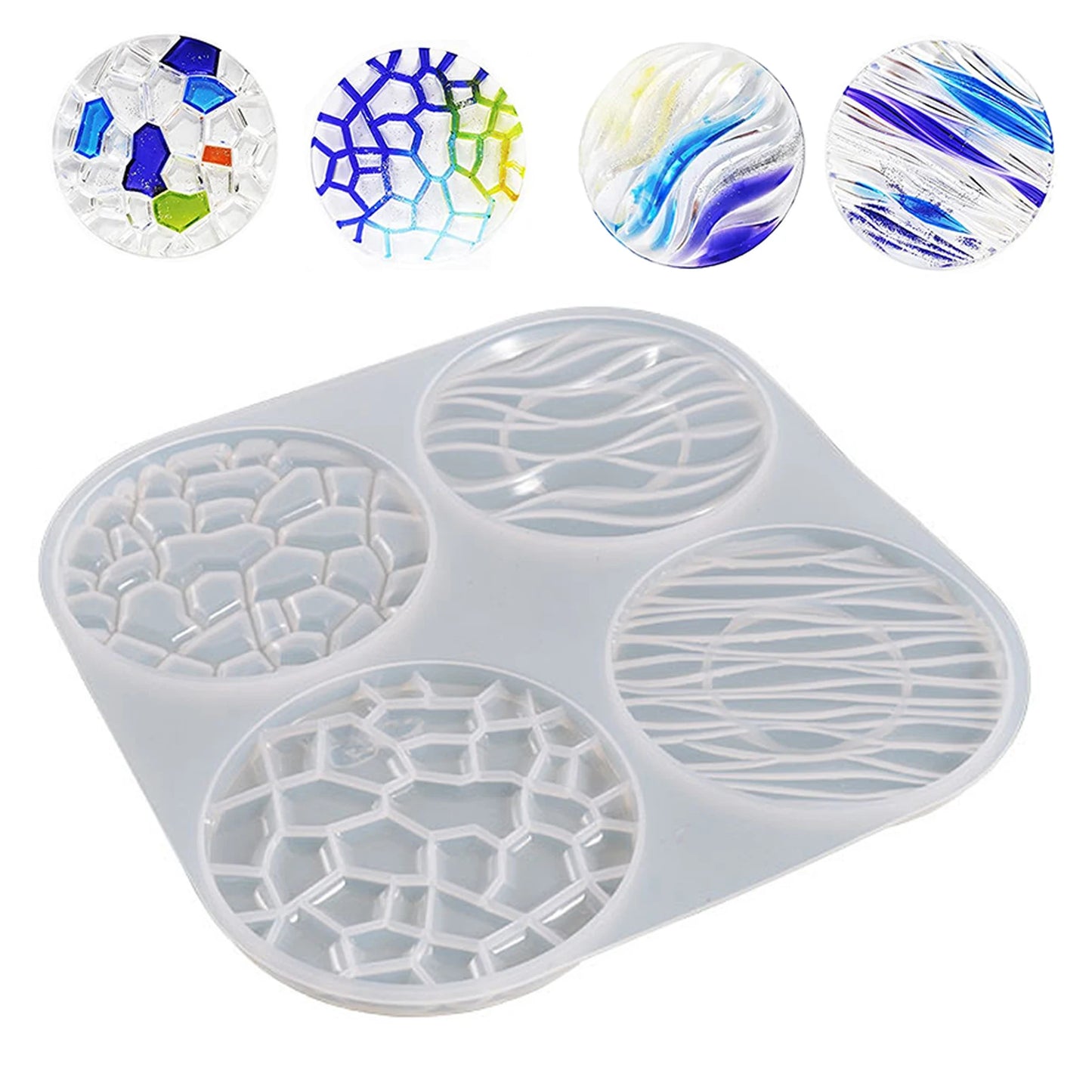 DIY Resin Coaster Mold Set