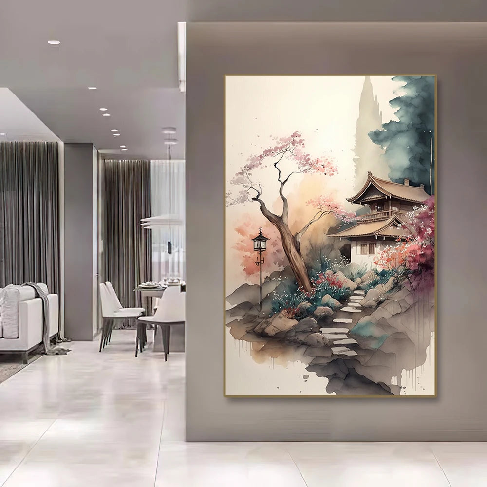 Japanese Style Landscape Wall Art