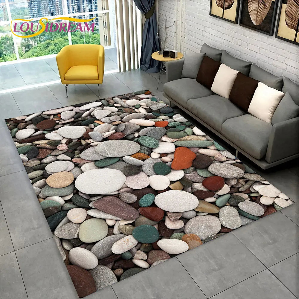 Beach Pebbles Carpet for Home