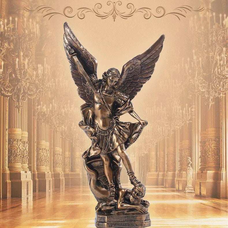 Resin Saint Michael Statue – HighEmporium.com