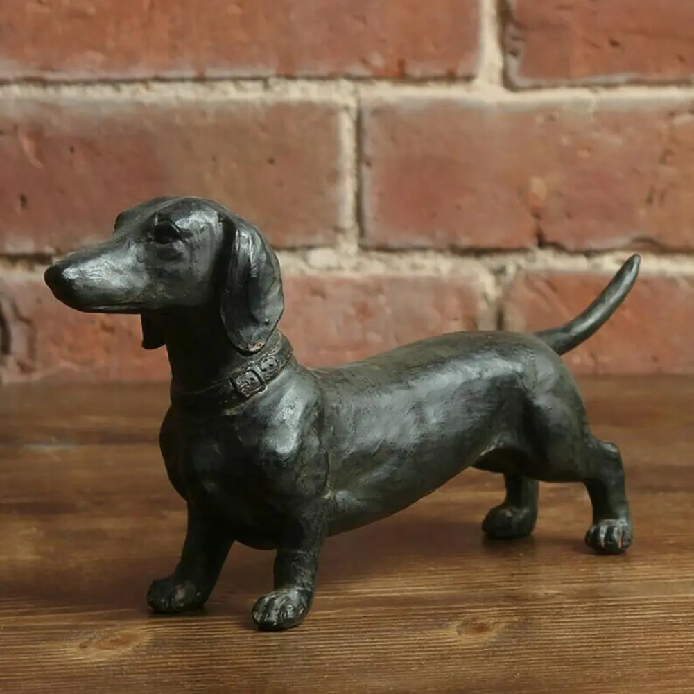 Black Dachshund/Sausage Dog Figurine