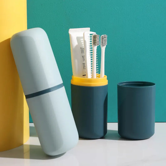Multifunctional Green Toothpaste and Toothbrush Holder