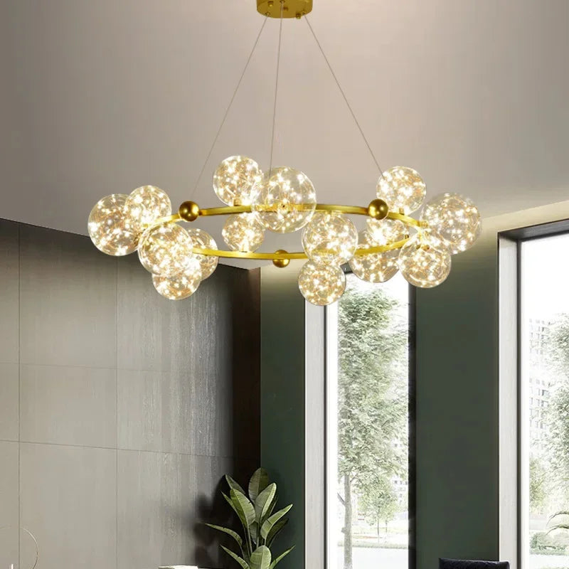 Stunning Nordic Bubble Chandelier