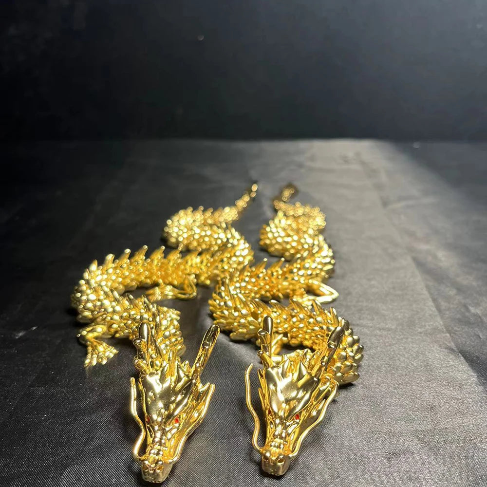 3D Zodiac Dragon Brass Statue