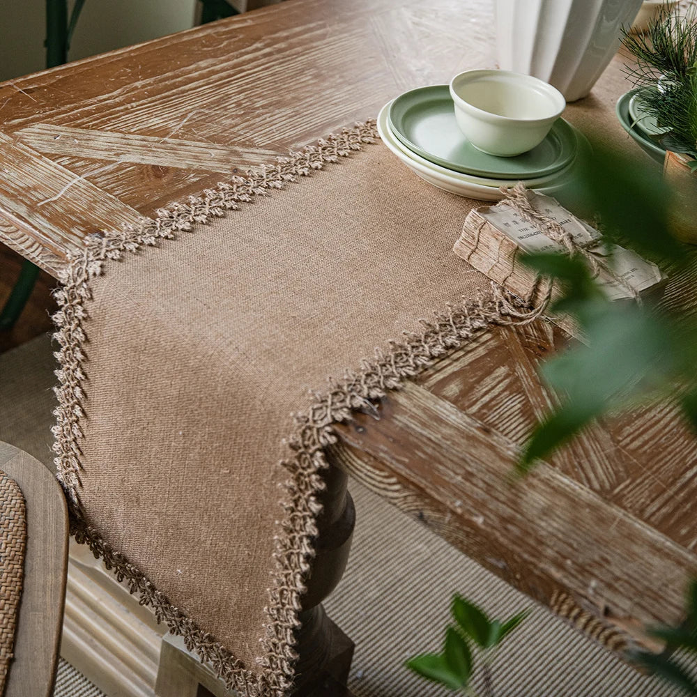 Boho Style Table Runners With Tassels