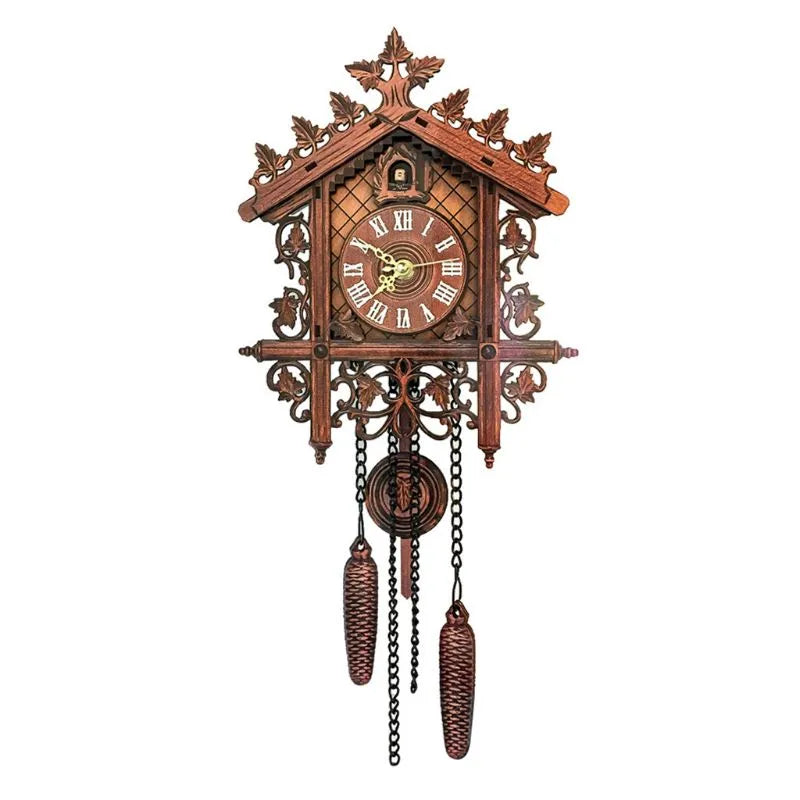 Vintage Wooden Cuckoo Wall Clock