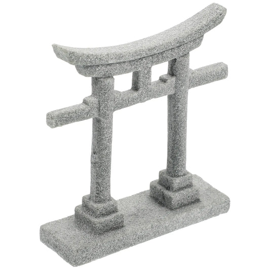 Torii Gate Aquarium Statue for Fish Tank