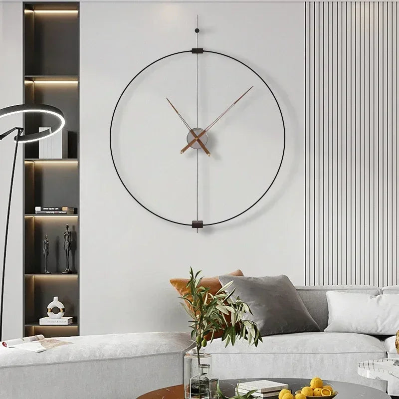 Nordic Art Luxury Round Wall Clock