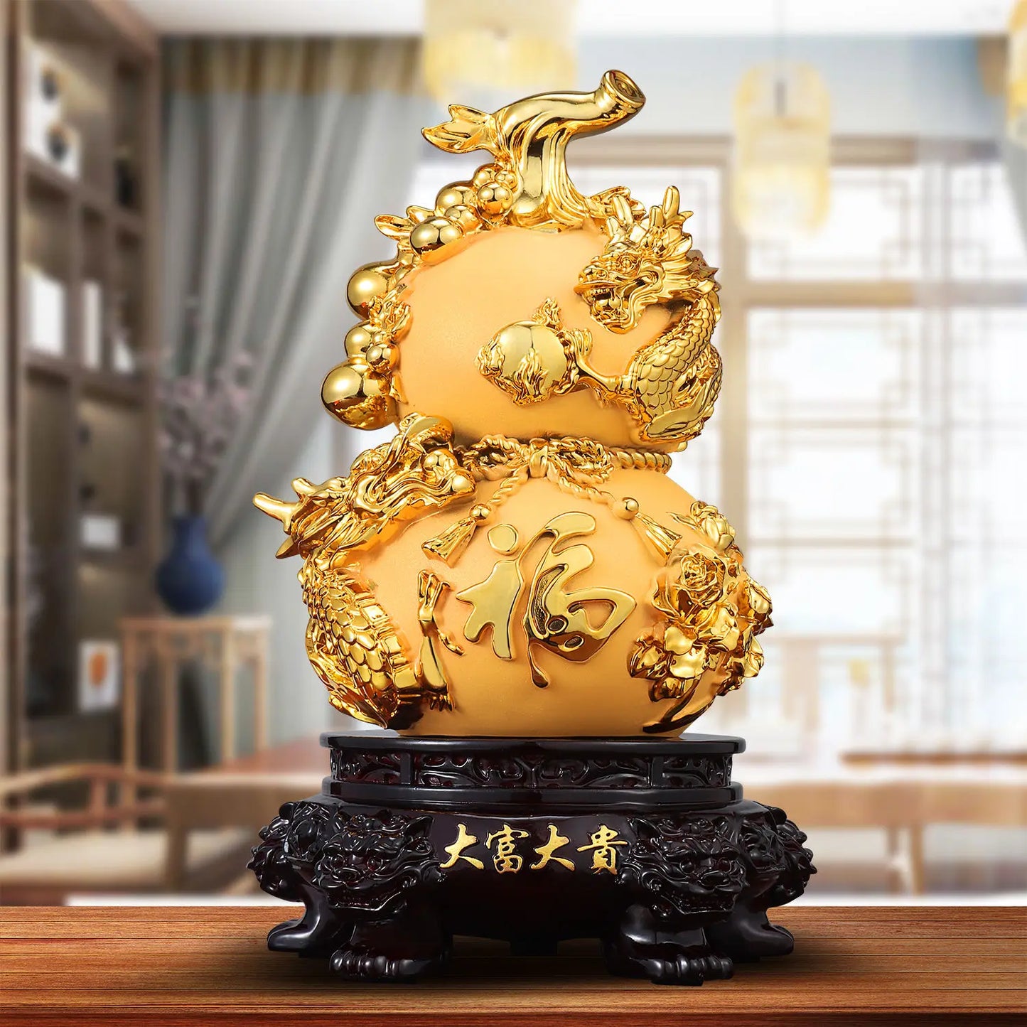 Wealth Dragon Sculpture