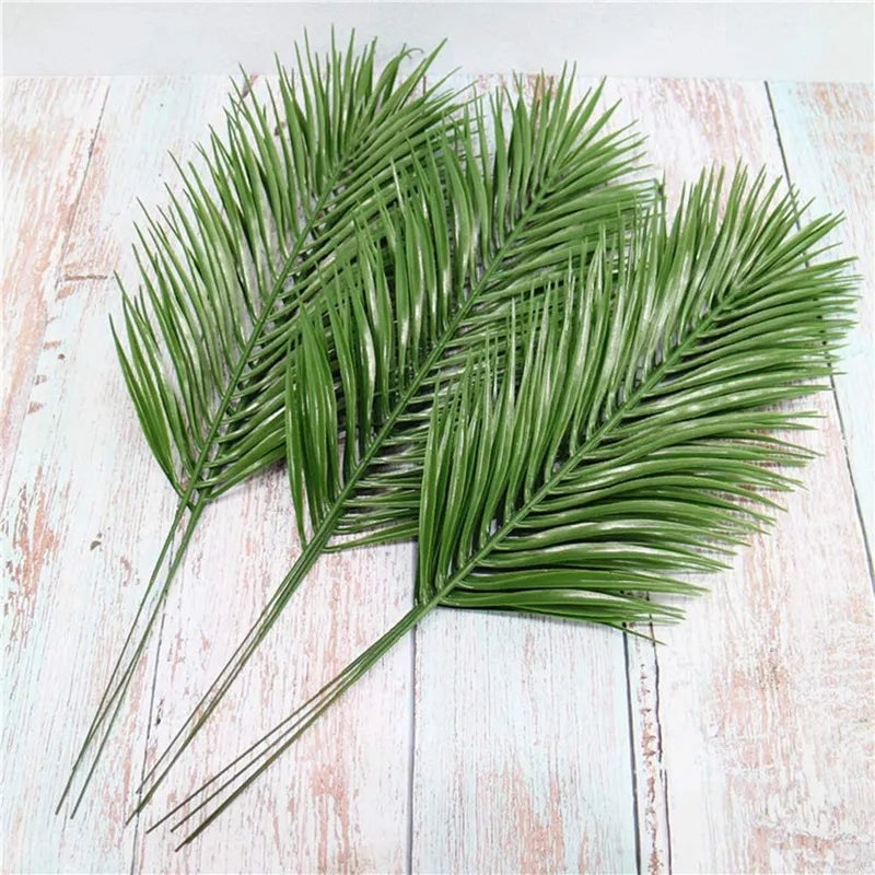 12 Pcs Artificial Palm Leaves