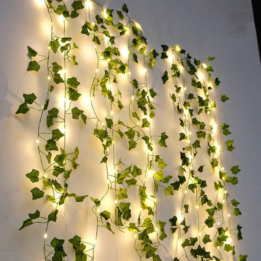 Artificial Vine Plants with LED Lights for Hanging