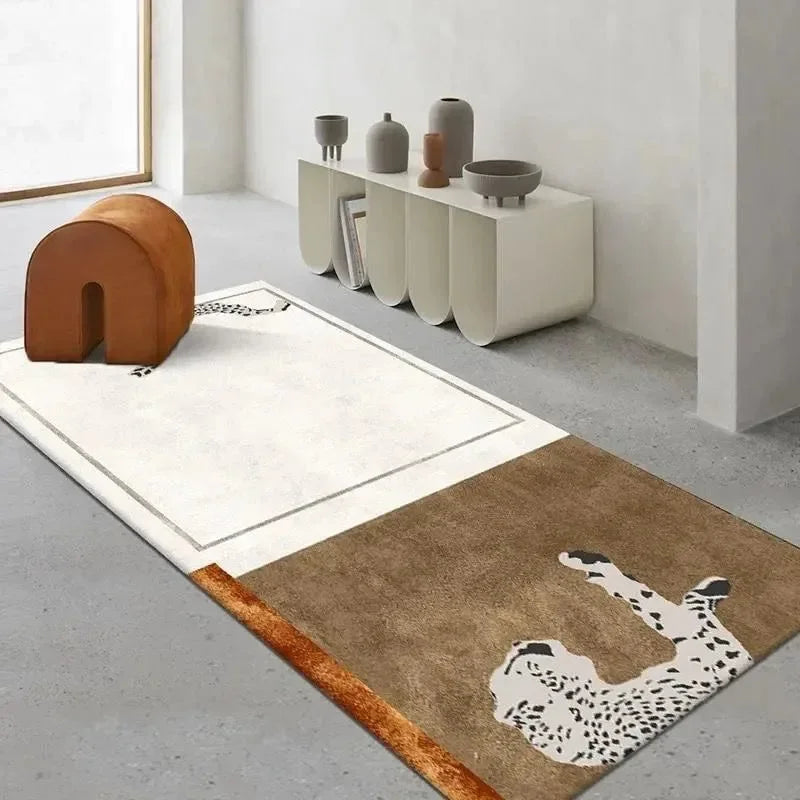 Leopard-Style Large Home Carpet