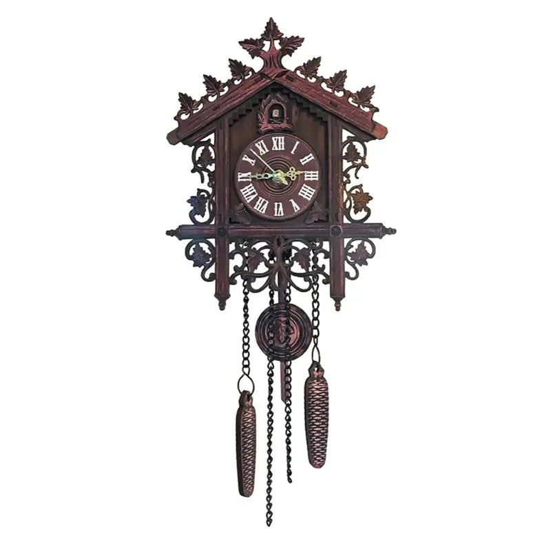 Vintage Wooden Cuckoo Wall Clock