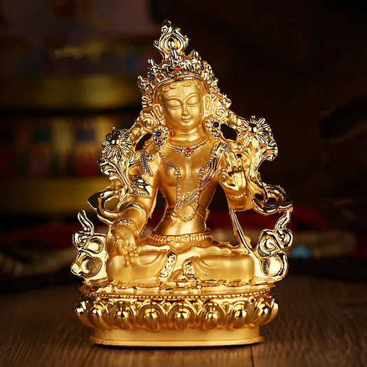 Splendid Golden Tara Figurine