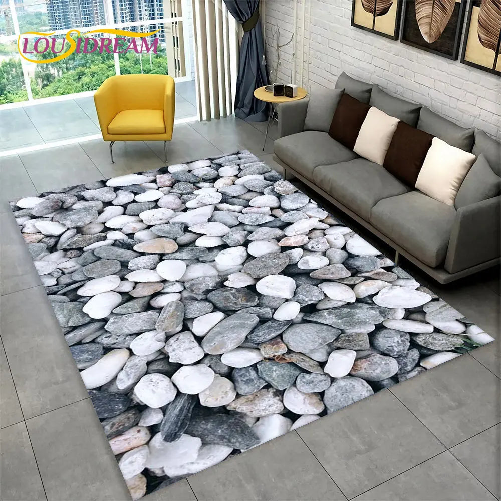 Beach Pebbles Carpet for Home