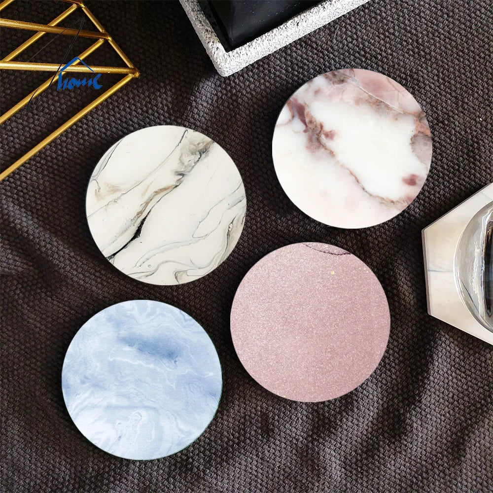 Marble Style Ceramic Coaster