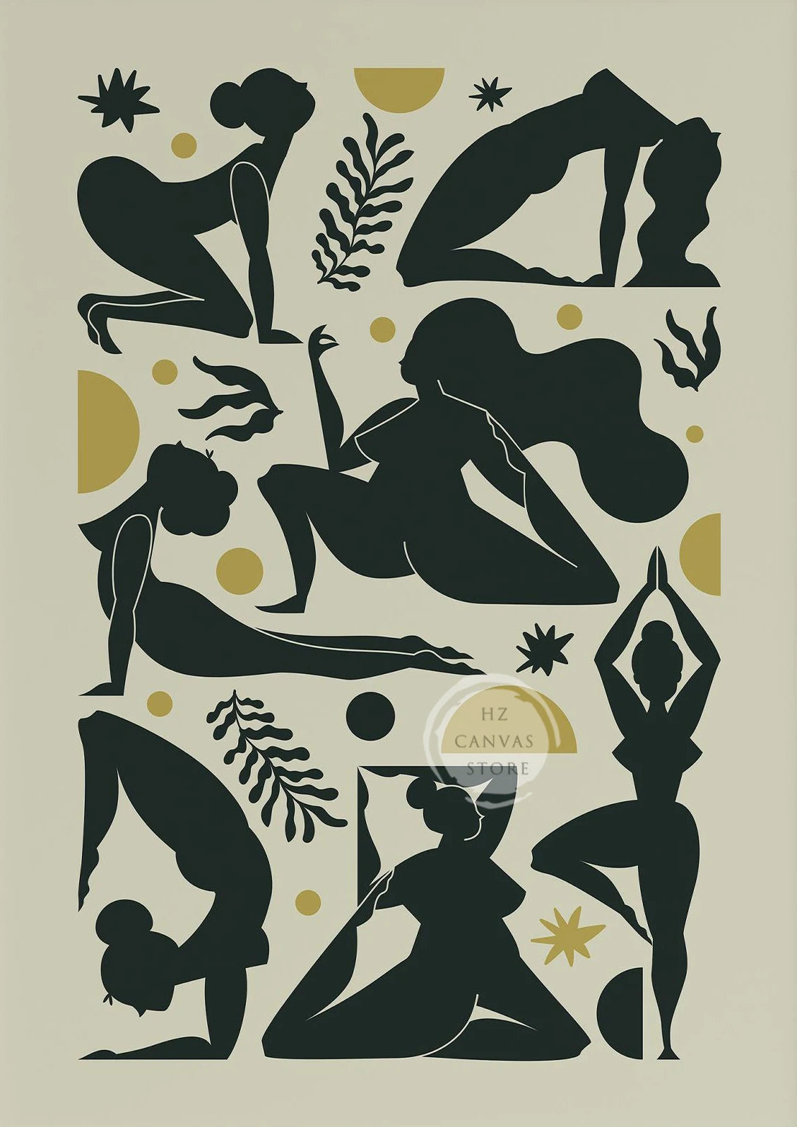 Yoga-Inspired Canvas Wall Art – Kundalini