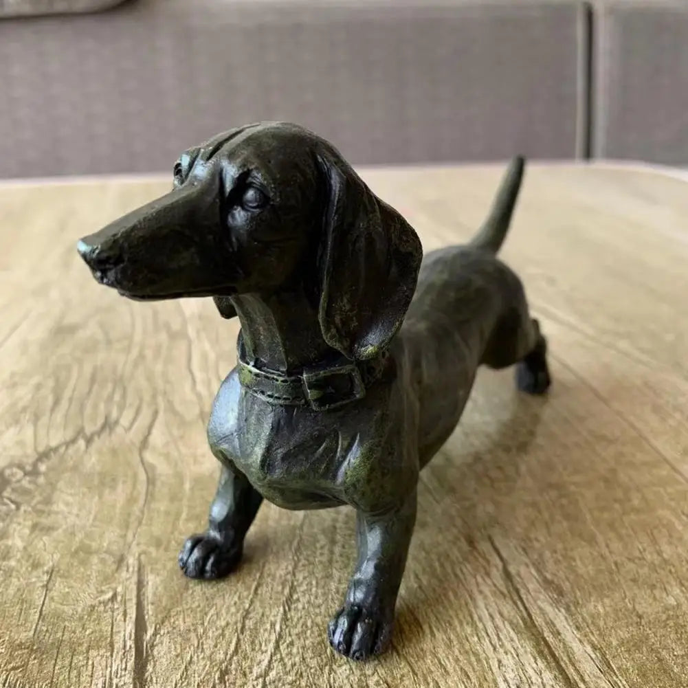 Black Dachshund/Sausage Dog Figurine